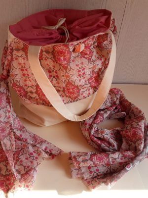 BOLSO FLORAL IMPERMEABLE